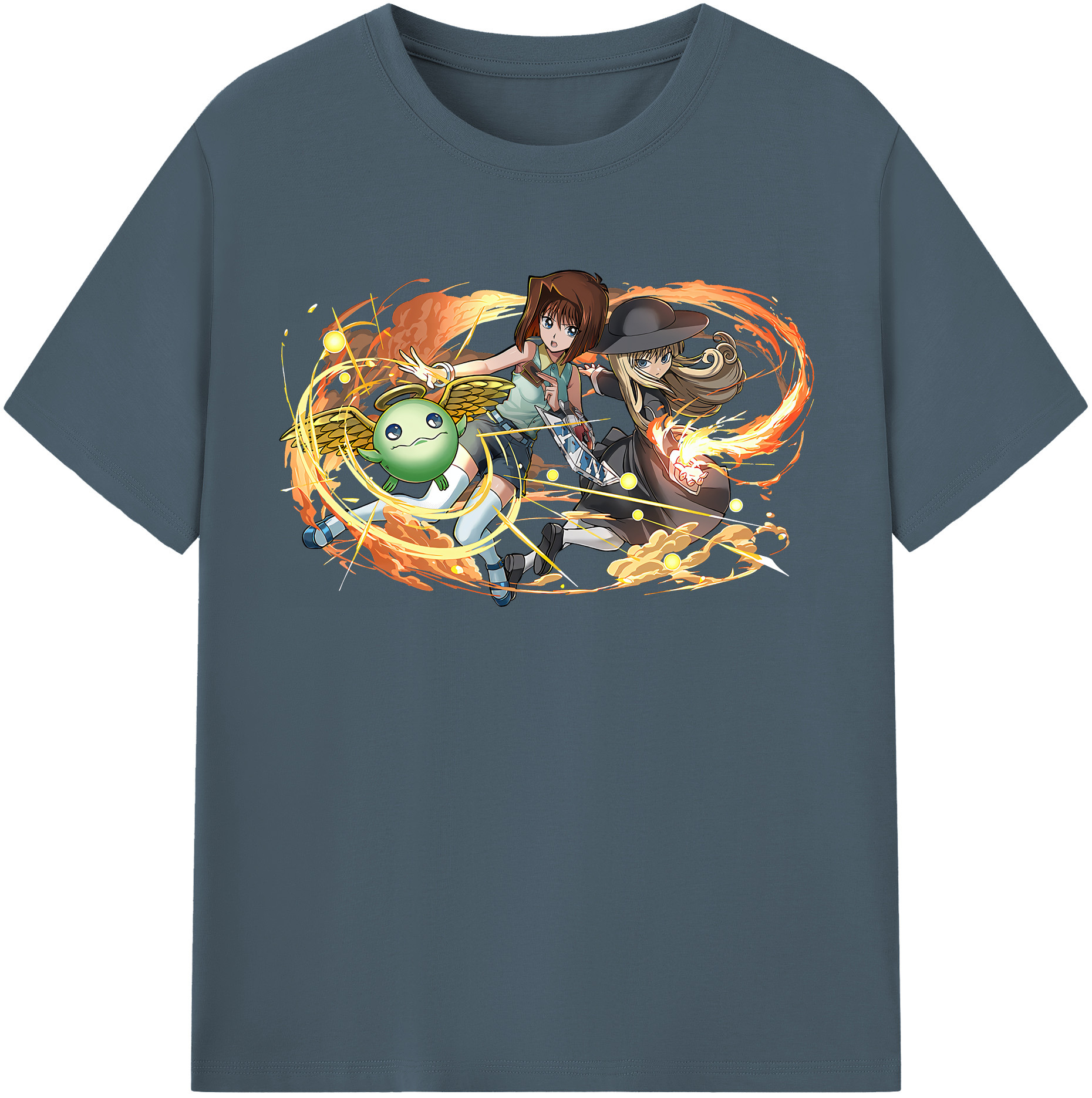 （画像用） 遊☆戯☆王 Yu-Gi-Oh! 綿100％半袖Tシャツ（フロントプリント）